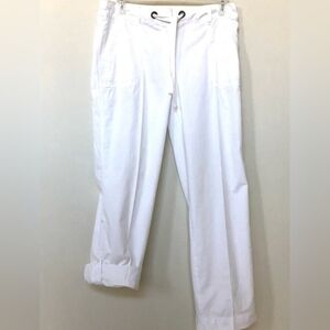 Izod White Convertible Pants Size 14